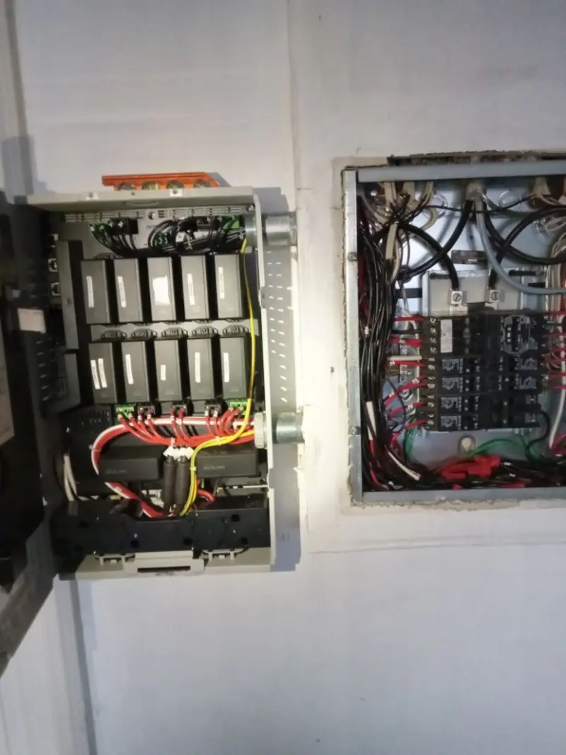Electrical panel upgrade completed for Security Camera Wiring in Saddlebrooke